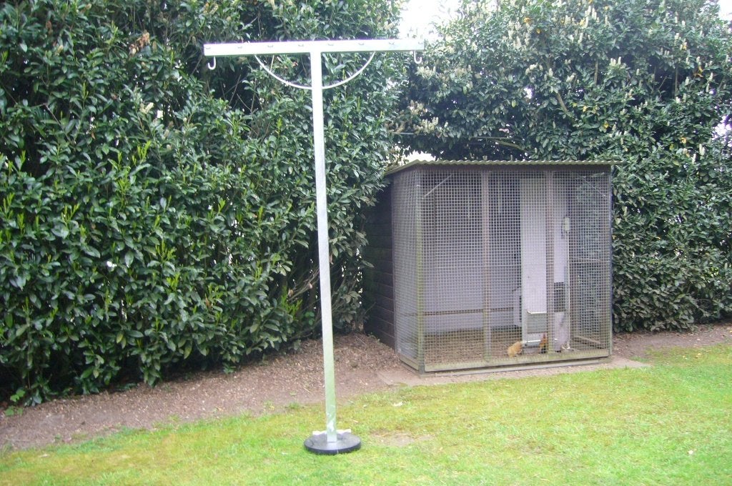 Duurzame ijzersterke grote waslijnpalen150cm breed (8lijnen), Tuin en Terras, Droogmolens en Wasrekken, Ophalen, Nieuw, Overige typen