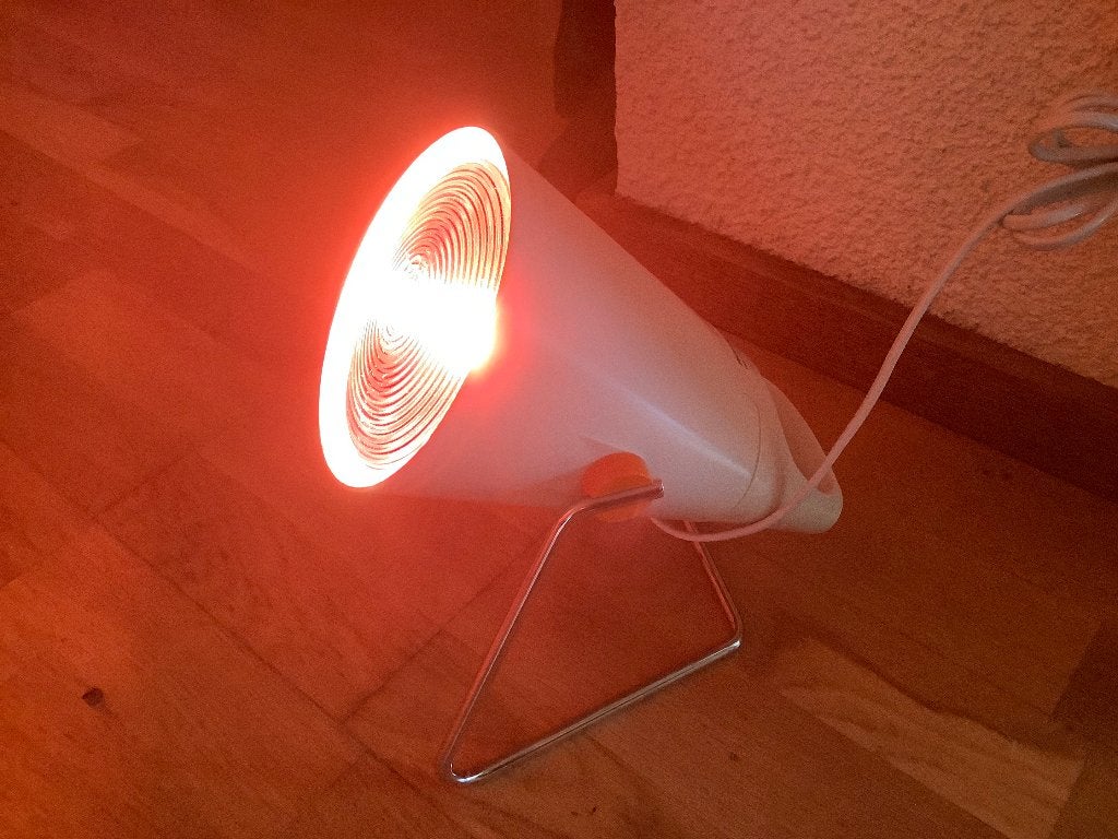 Philips Infraphil infrarood warmtelamp type HP3609, Ophalen, Zo goed als nieuw, E27 (groot), Philips