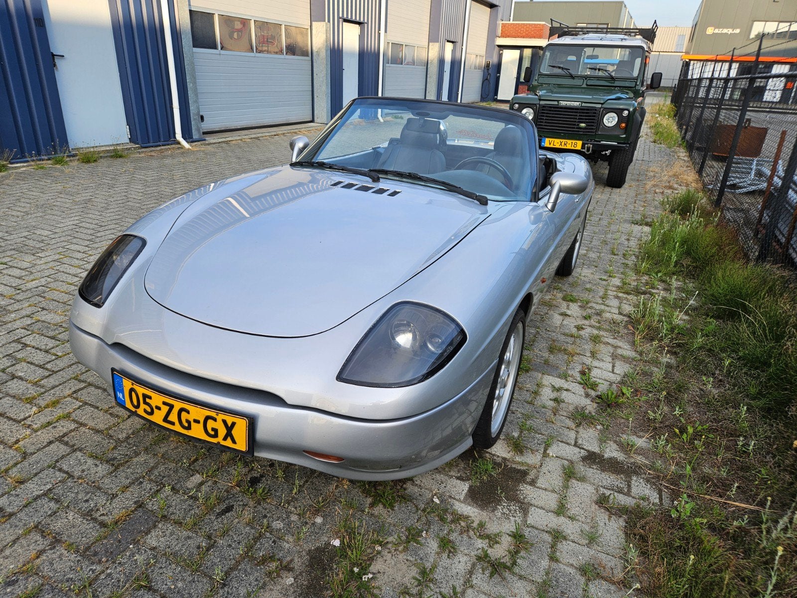 Fiat Barchetta 1.8 16V 1999 Grijs met winterkap, Voorwielaandrijving, 450 kg, 40 €/maand, 4 cilinders