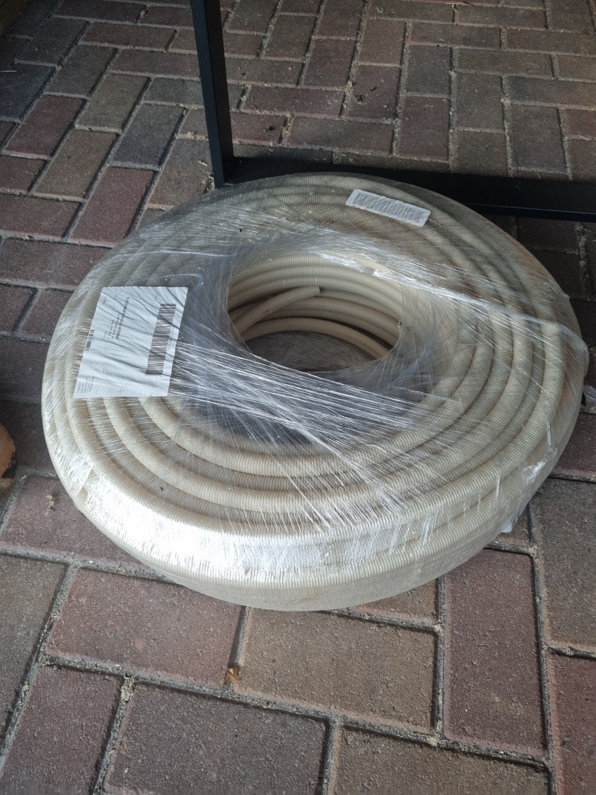 Flexibele buis 19mm creme 90m, Ophalen, Pvc, Minder dan 20 mm, 6 meter of meer
