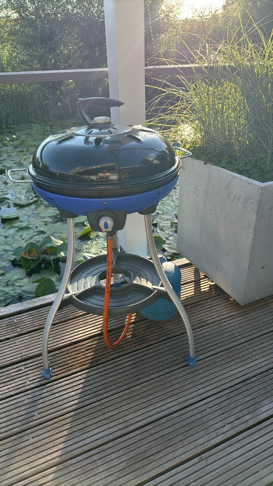 Skottelbraai met accessoires, oa paellapan, Ophalen of Verzenden, Zo goed als nieuw