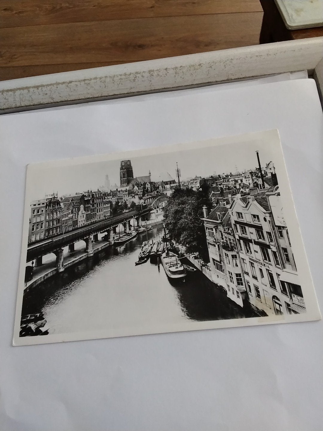 Oude Ansichtkaart Rotterdam: Kolk met Tourijstuin, Verzamelen, Ophalen of Verzenden, Voor 1920, Zuid-Holland