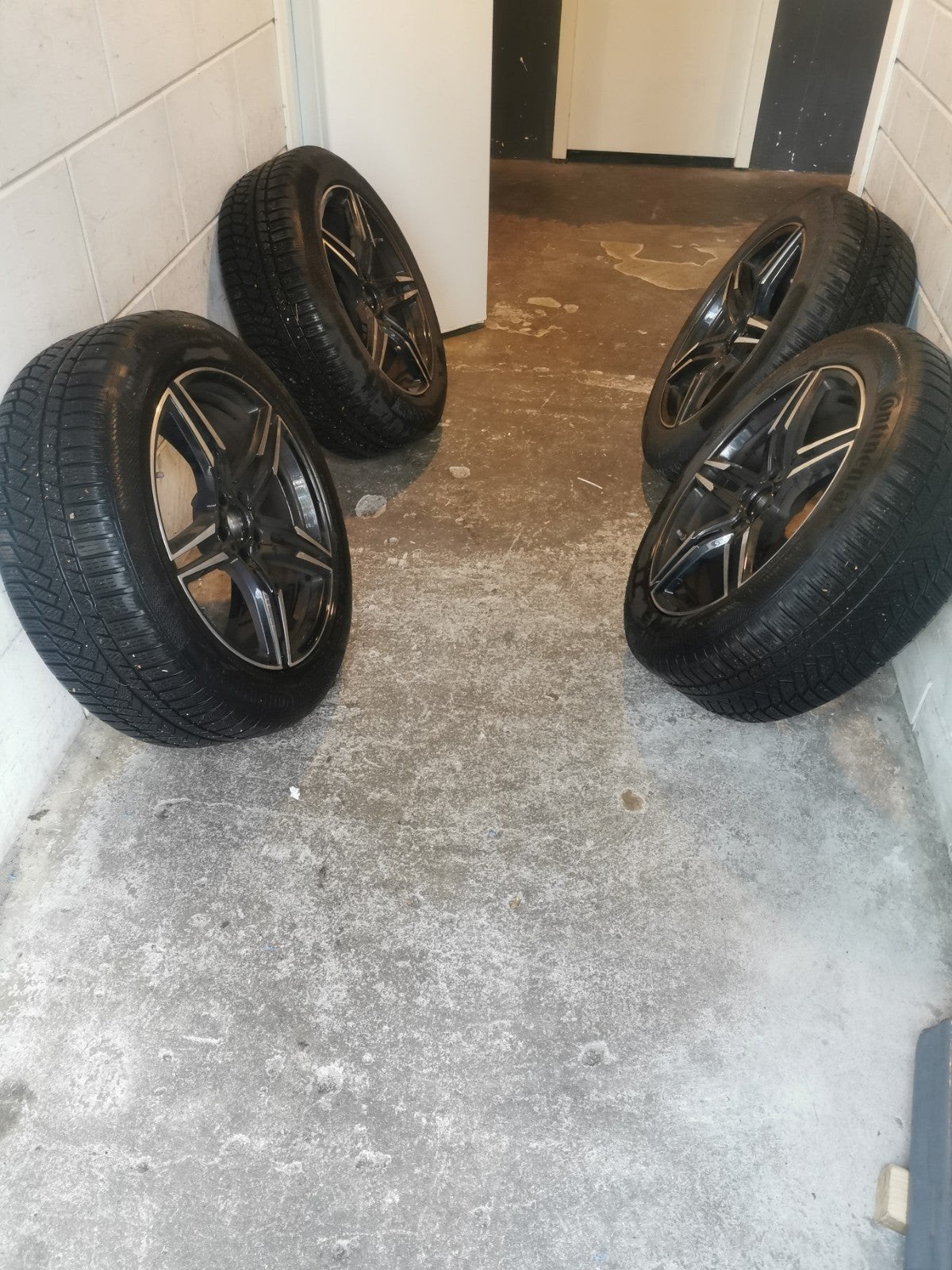 set continental winter banden 250/55 R19, Motoren, Ophalen of Verzenden, Gebruikt