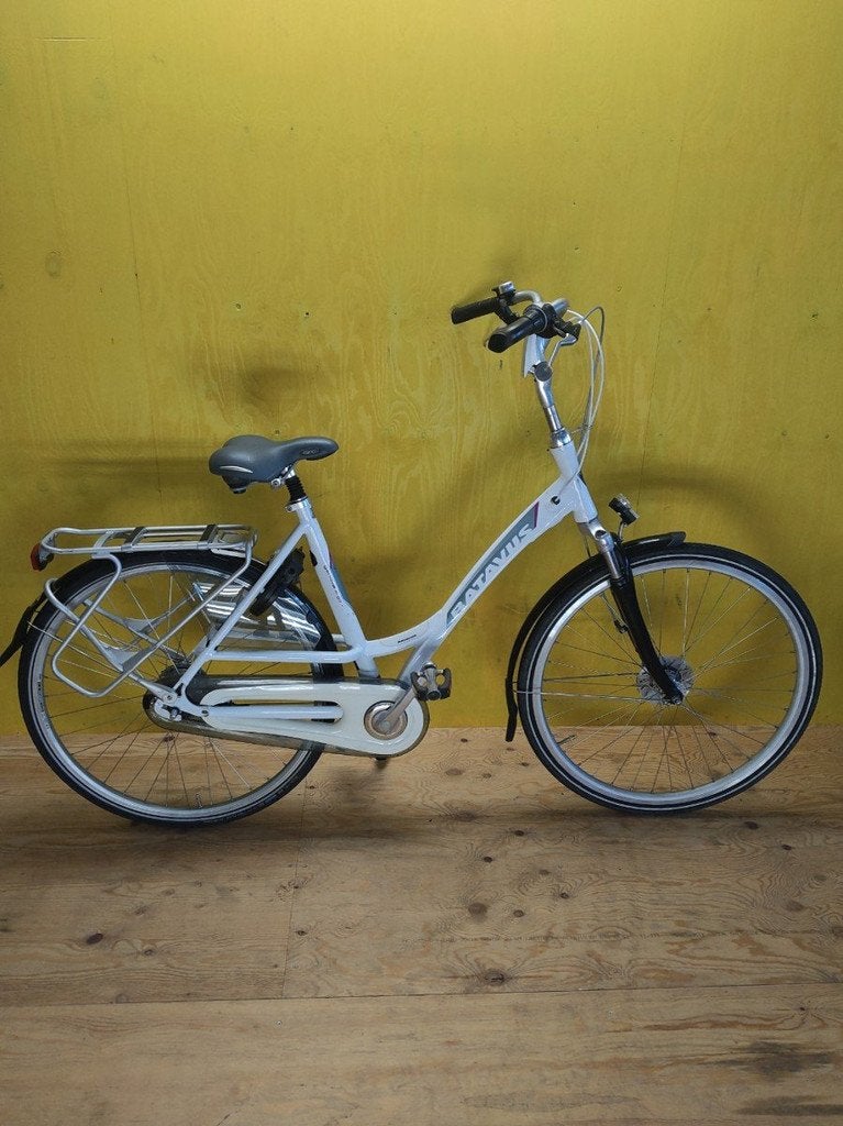 Batavus Genova Dames Wit 53cm, Fietsen en Brommers, Fietsen | Dames | Damesfietsen, Gebruikt, Batavus, 53 tot 56 cm