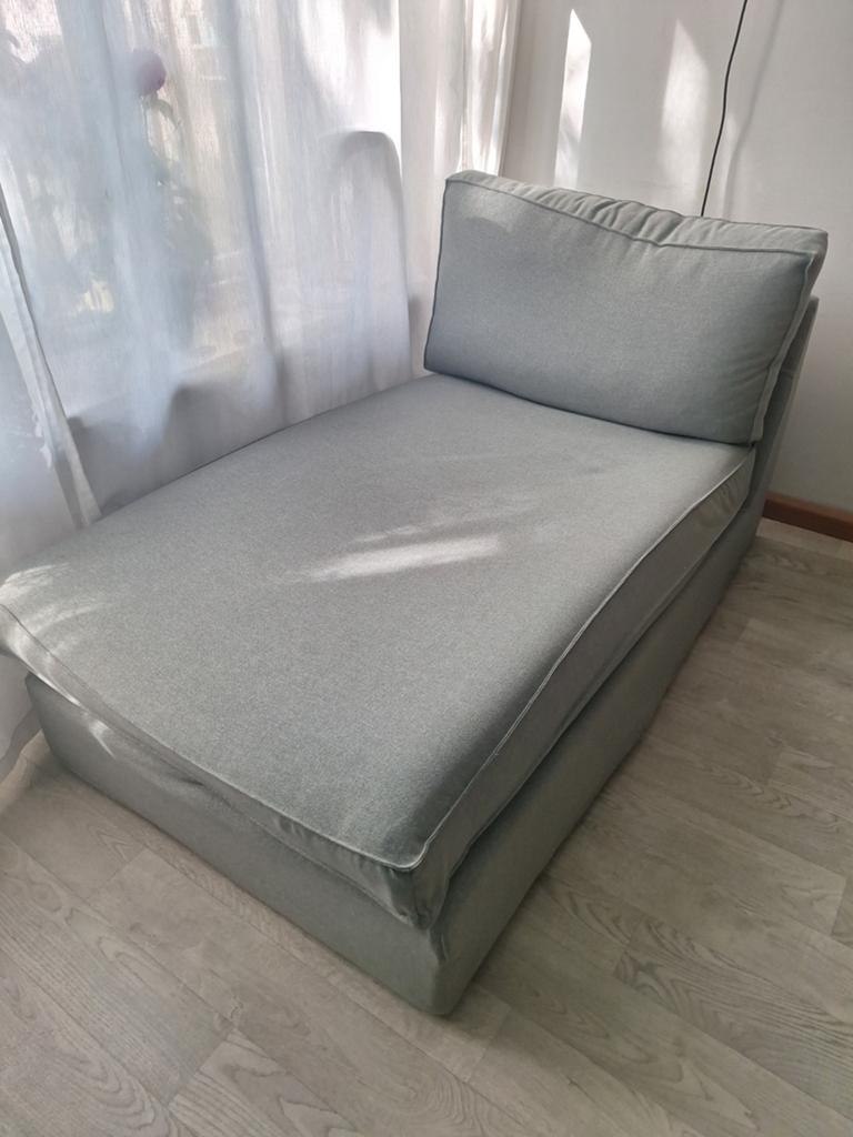 Bank chaise longe kivik ikea, Ophalen of Verzenden, Zo goed als nieuw, 75 tot 100 cm