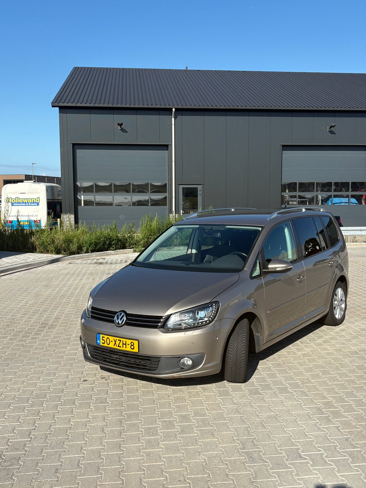 Volkswagen Touran 1.6 TDI 5 pers xenon, Auto's, 4 cilinders, Beige, Origineel Nederlands, Diesel
