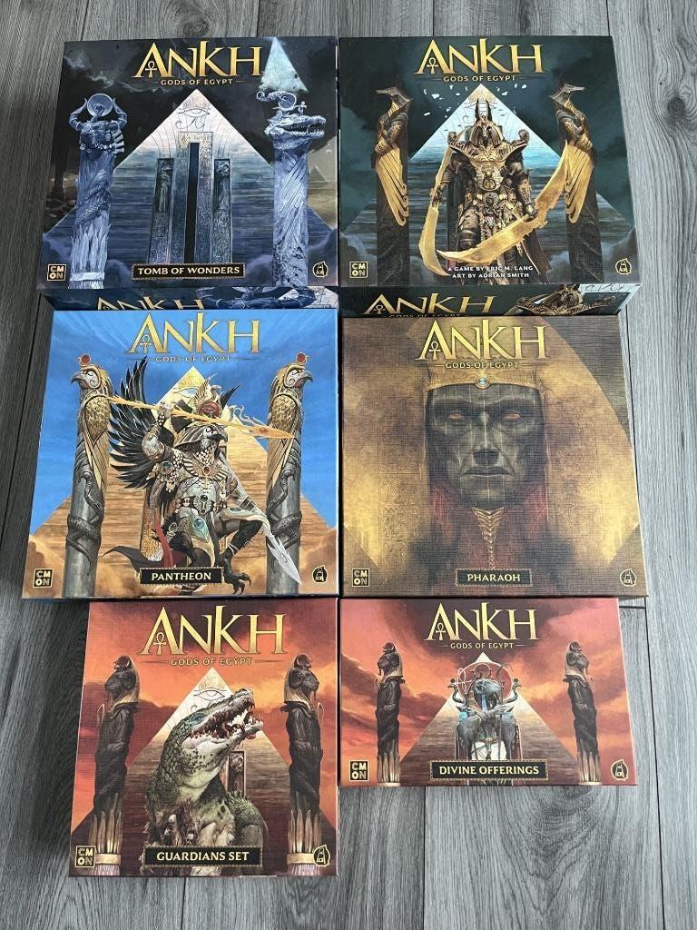 Ankh Gods of Egypt (volledige set), Vijf spelers of meer, Ophalen of Verzenden, Zo goed als nieuw, CMON