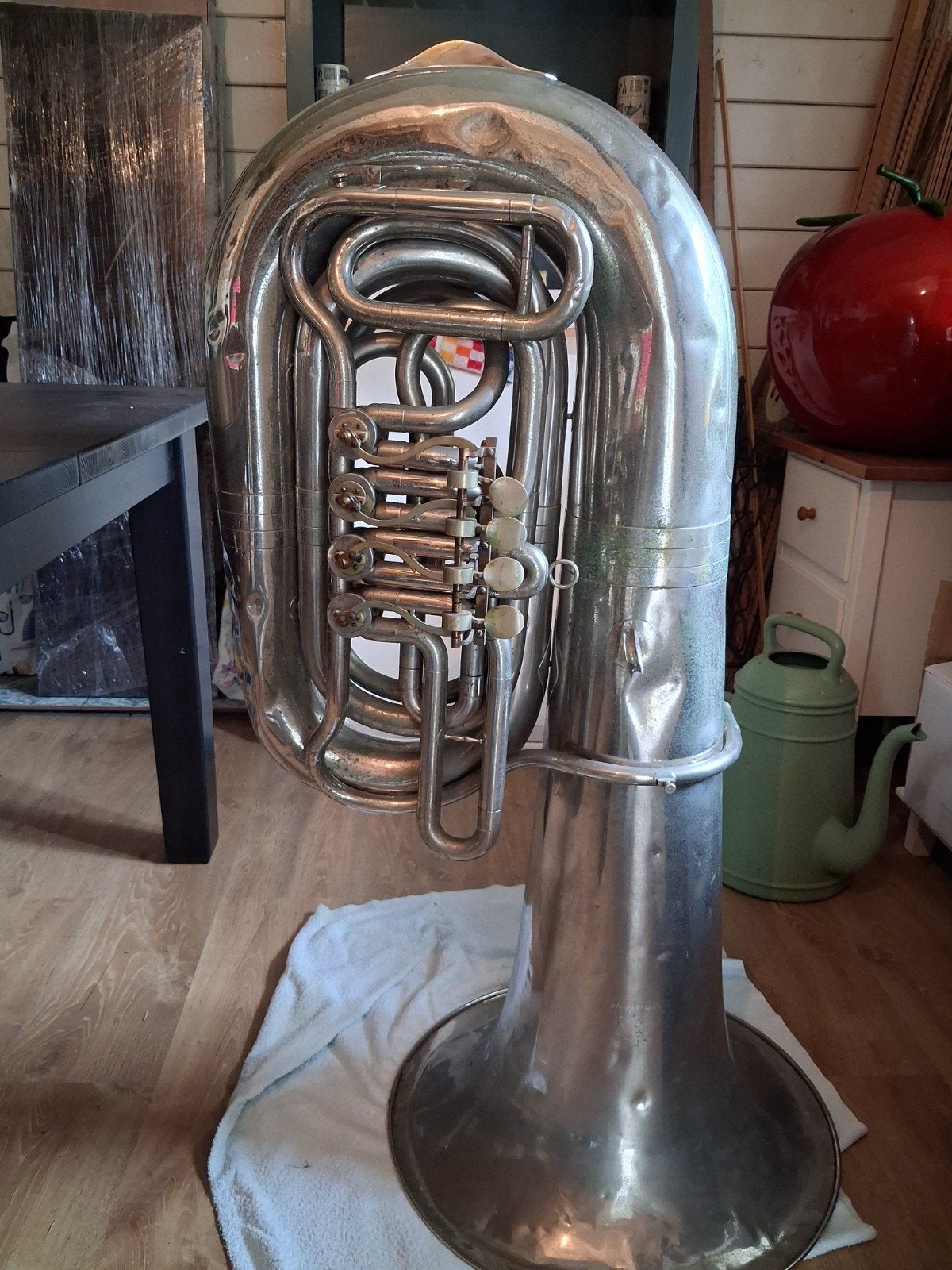 tuba, Ophalen, Gebruikt