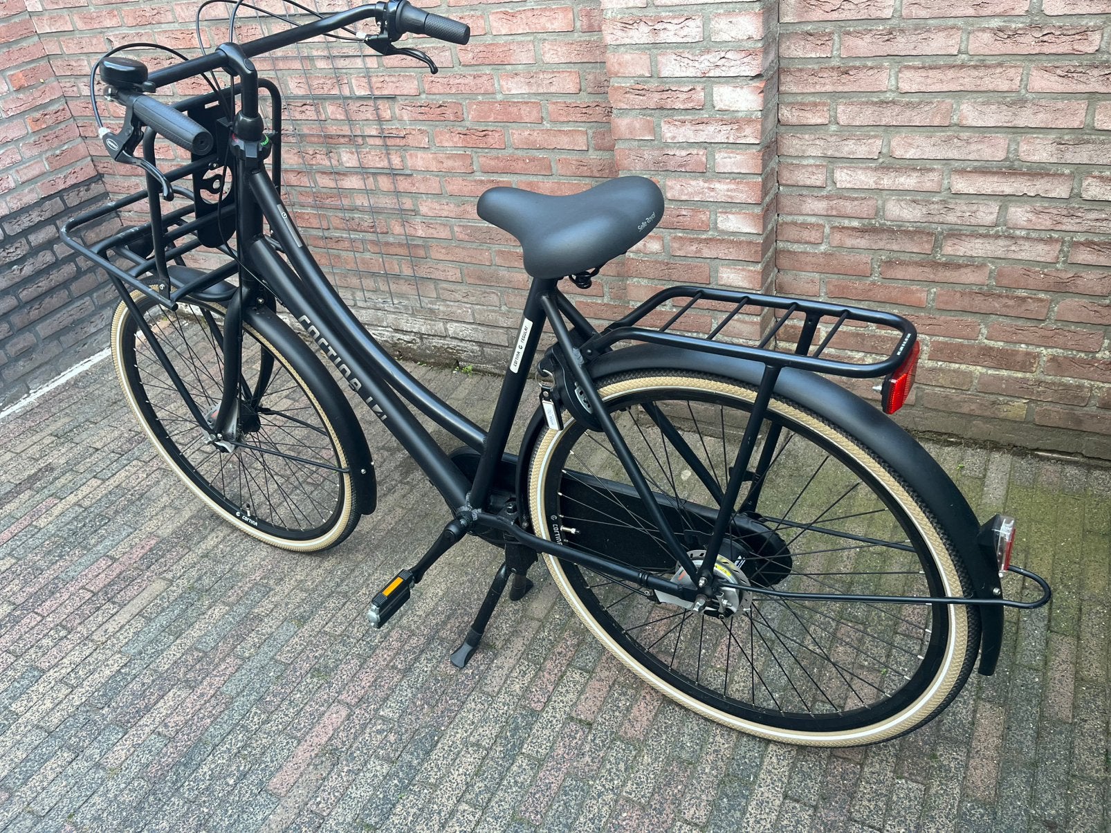 Cortina U4 transportfiets, Fietsen en Brommers, Fietsen | Dames | Omafietsen, Ophalen, Versnellingen, 56 cm of meer, Zo goed als nieuw