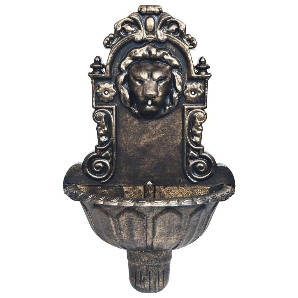 Muurfontein fontein wandfontein leeuwenkop GRATIS BEZORGD!, Kunststof, Fontein, Verzenden, Nieuw