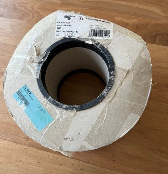 COAX 4.1 mm kabel Hirschmann Koka 724, Ophalen of Verzenden, Nieuw, 10 meter of meer, Coaxiale kabel