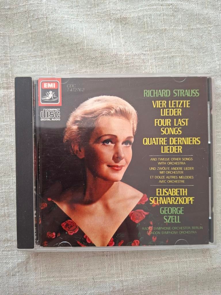 R Strauss - Vier Letzte Lieder - Elisabeth Schwarzkopf, Ophalen of Verzenden