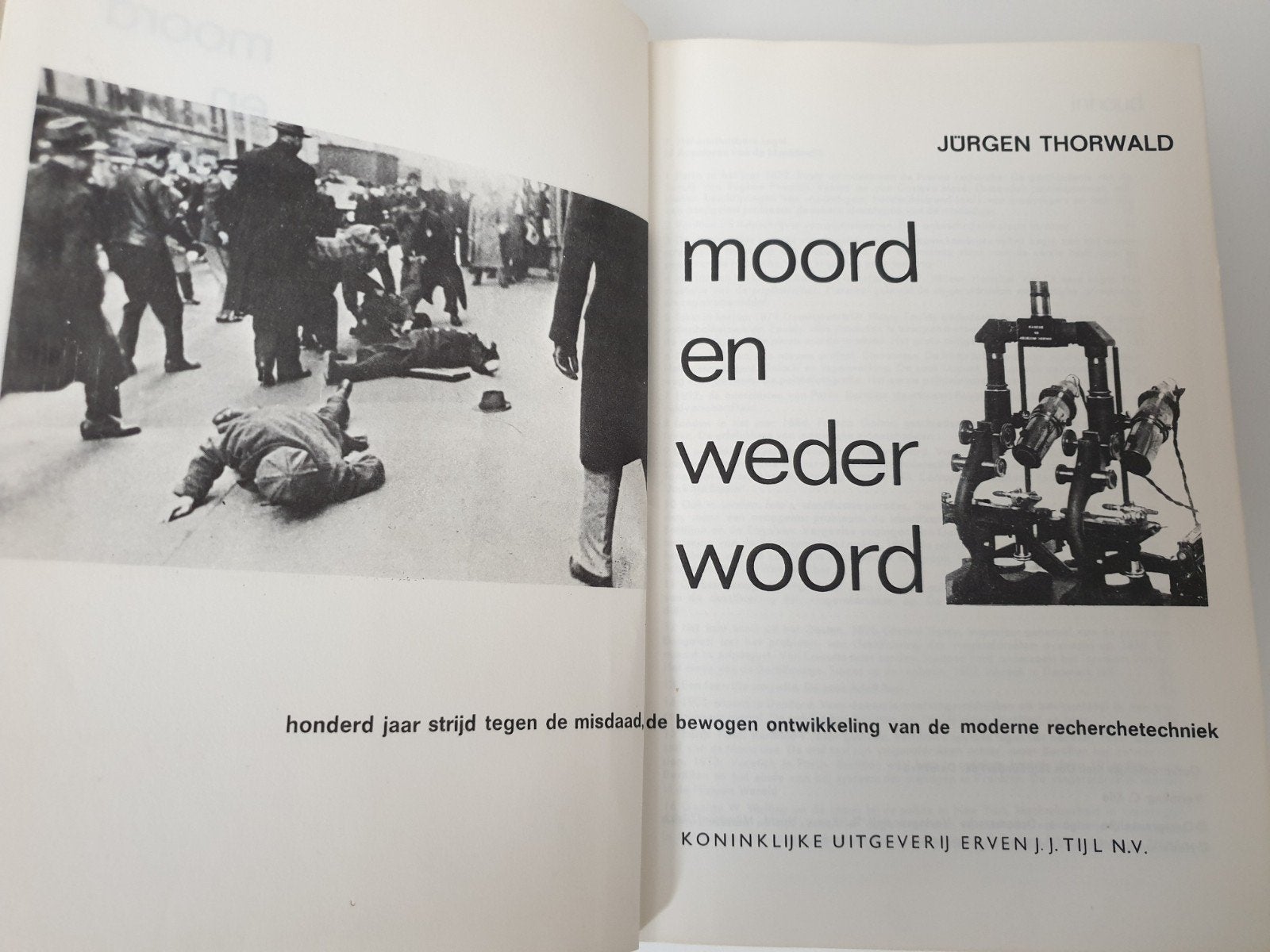Moord en Weder Woord - Jürgen Thorwald, Boeken, Ophalen of Verzenden, Gelezen