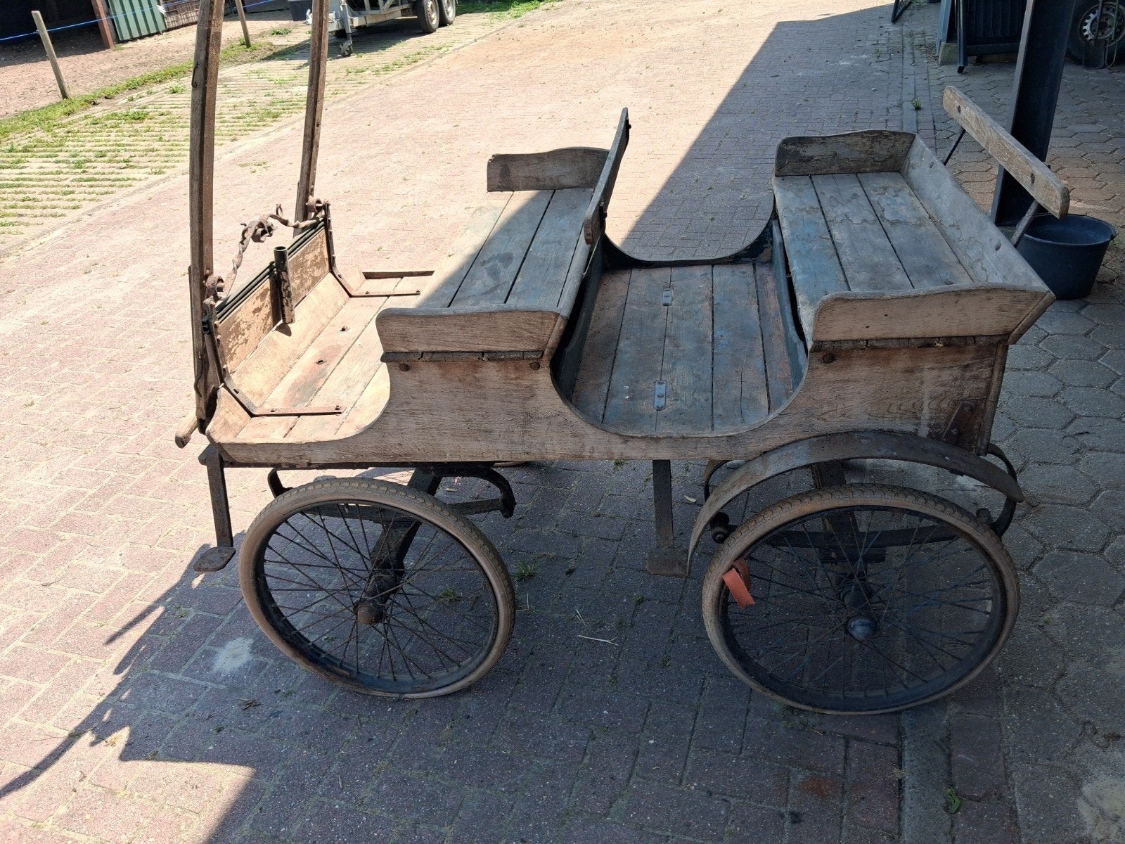 Houten opknap koets te koop, Ophalen, Gebruikt
