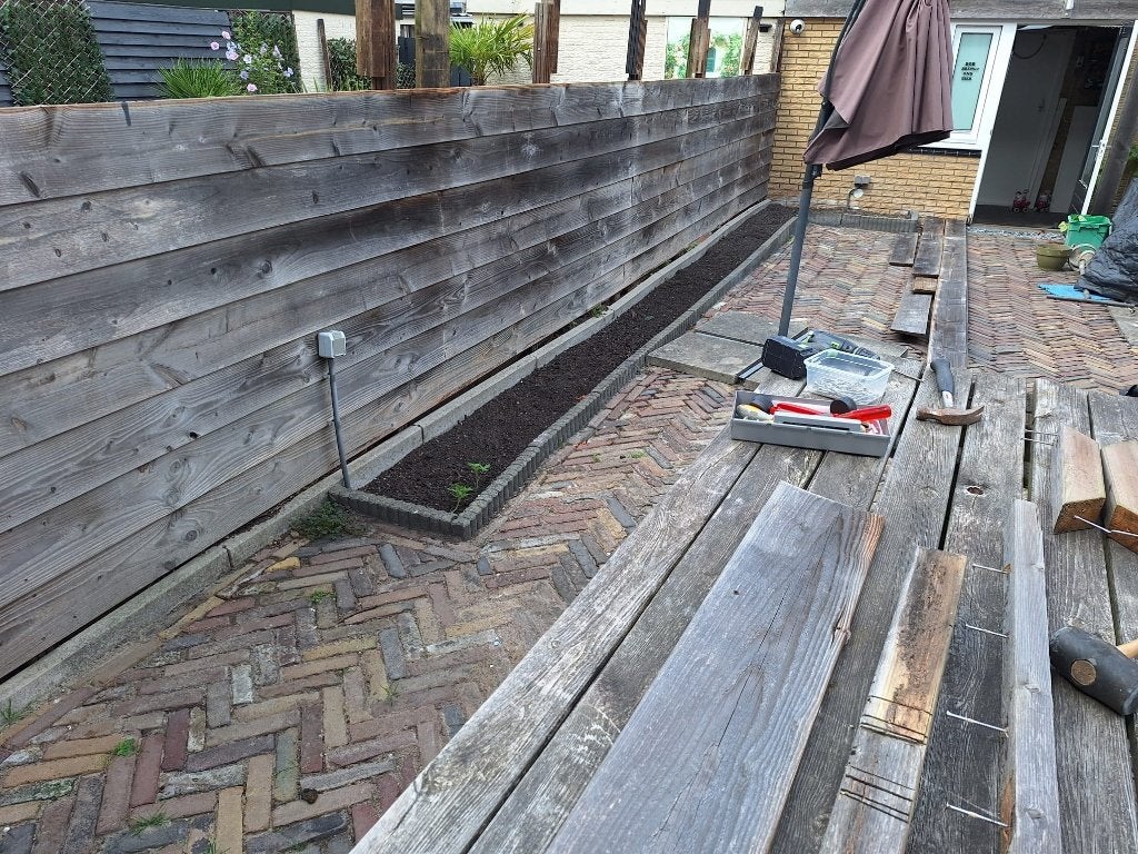 hout voor erfafscheiding, Ophalen, Gebruikt, Hout, Tuinhek