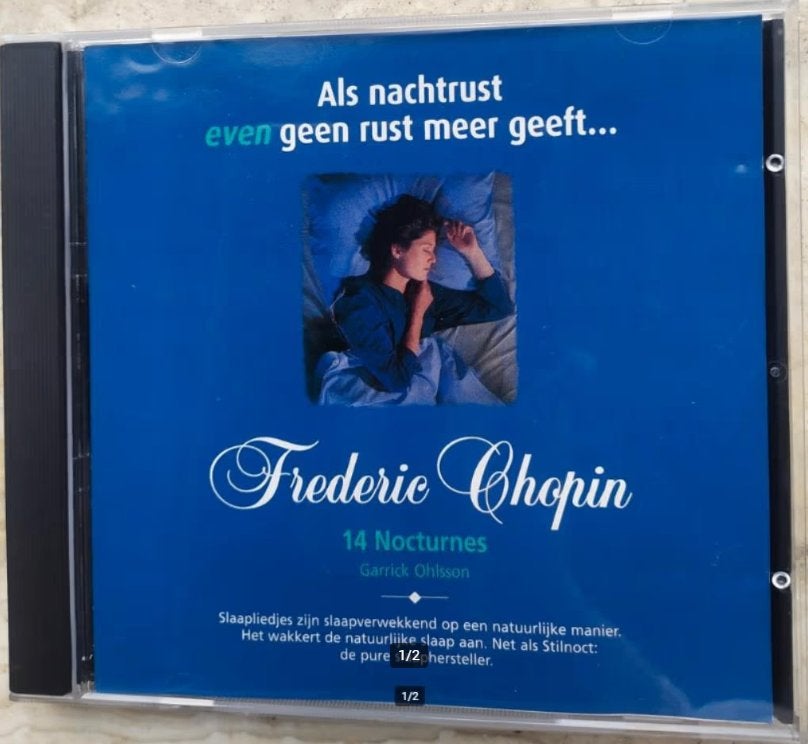 CD Frederic Chopin 14 nocturnes Garrick Ohlsson, Cd's en Dvd's, Cd's | Klassiek, Zo goed als nieuw, Overige typen, Romantiek, Inclusief doosje