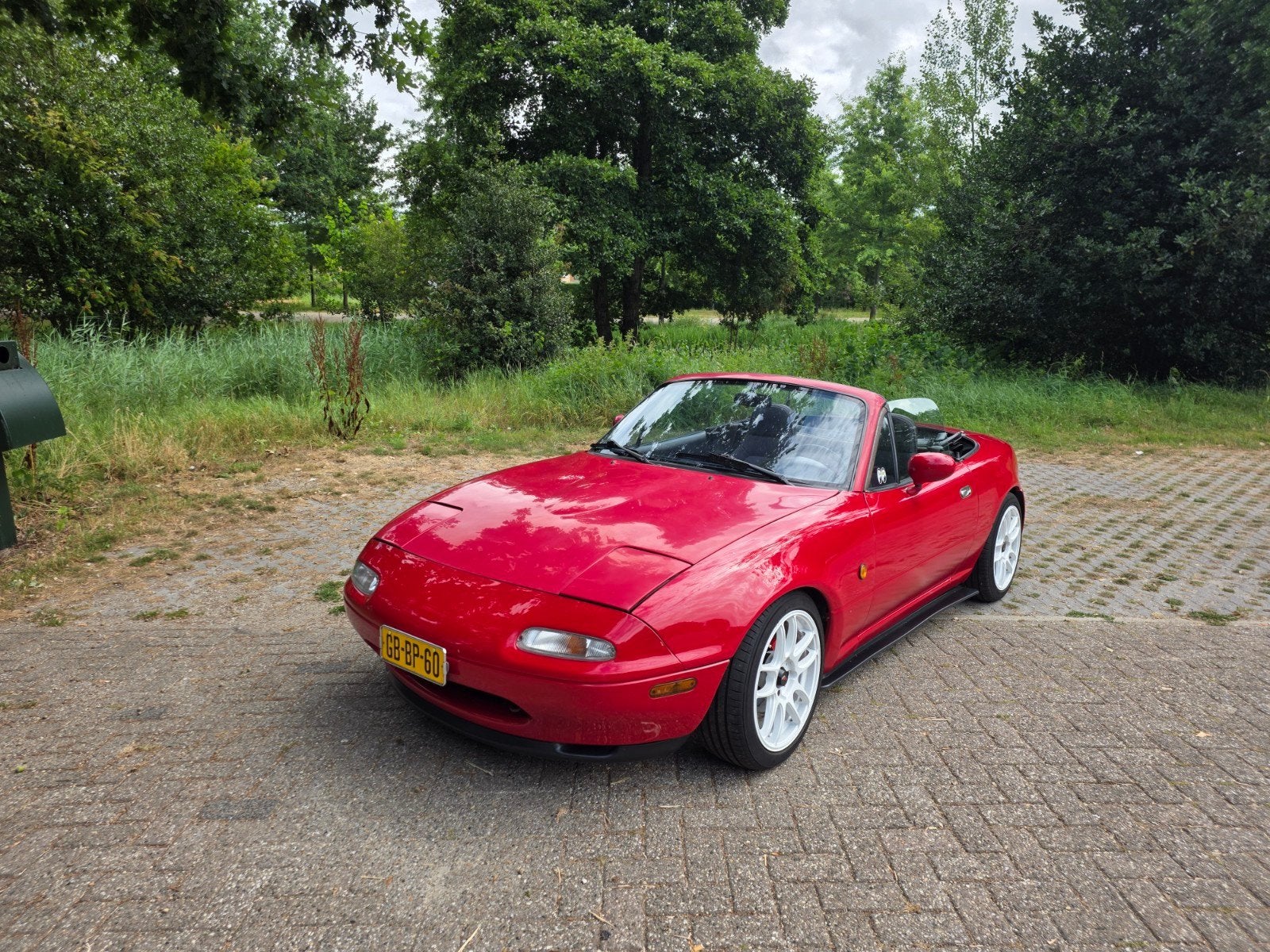 Mazda MX-5 1.6 Miata U9 1990, Auto's, Achterwielaandrijving, 4 cilinders, Cabriolet, Handgeschakeld