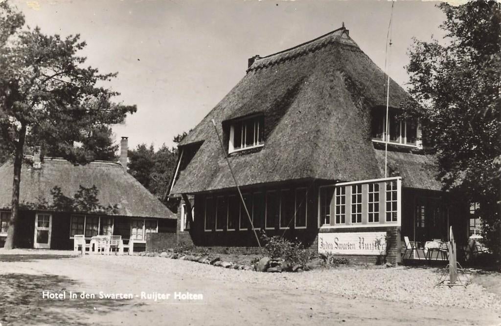 Holten, Hotel in den Swarten-Ruijter, Ophalen of Verzenden, 1960 tot 1980, Ongelopen, Overijssel