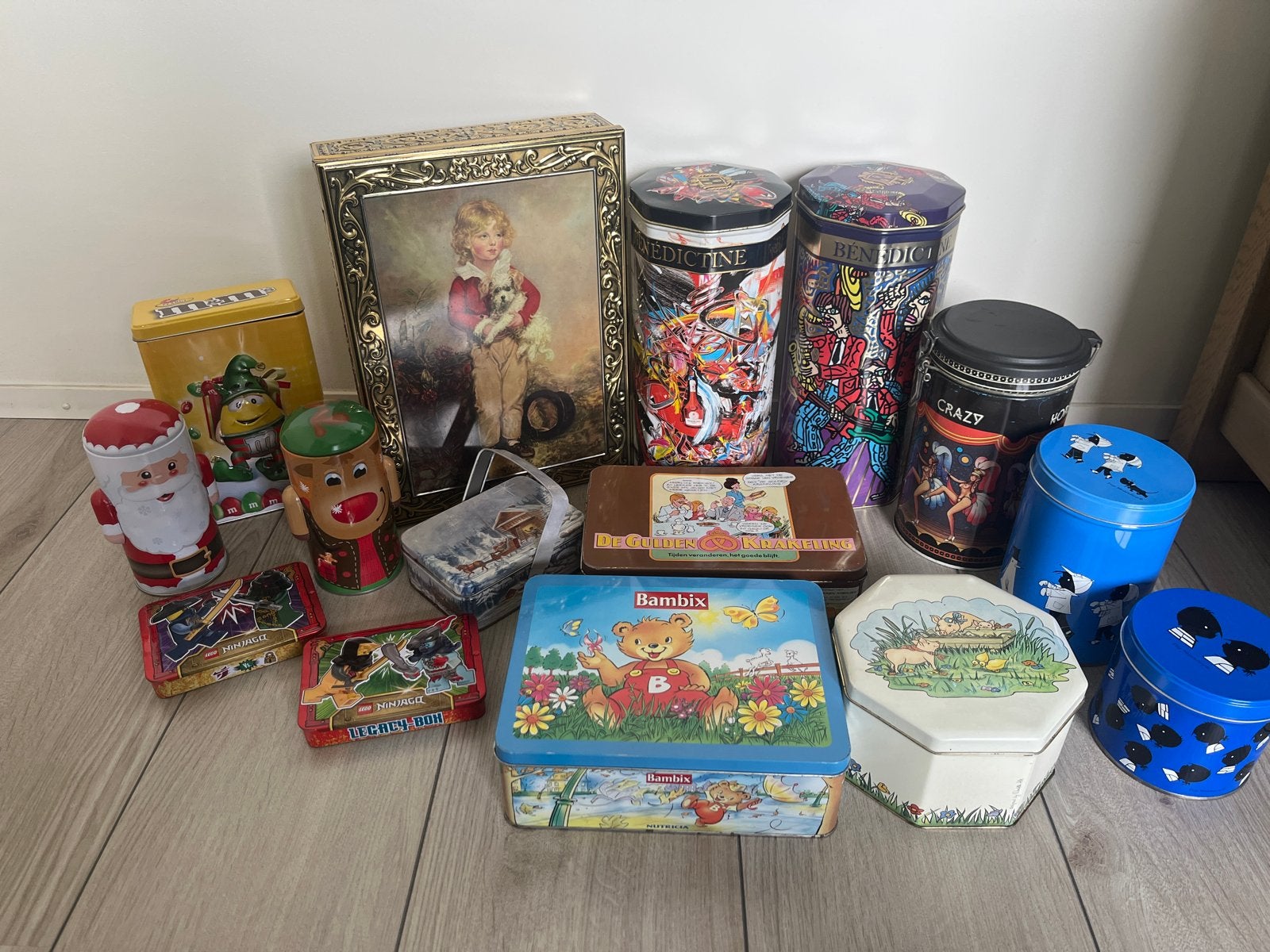 Diverse blikken en trommels - Decoratief en verzamelwaardig, Ophalen of Verzenden, Gebruikt, Koek(jes), Overige merken