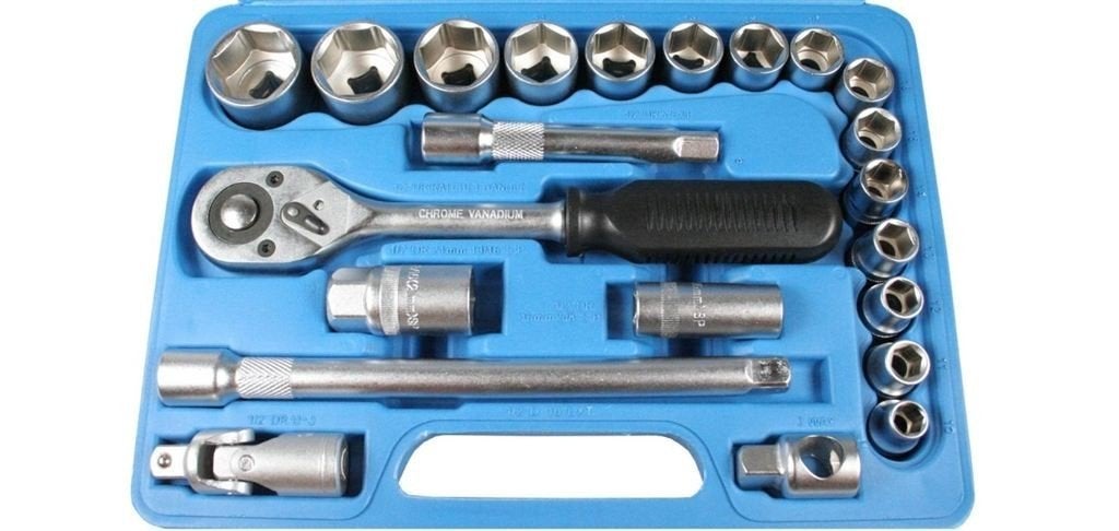 Aktie, aanbieding Doppendoos 22 Delig 1/2\", Ophalen of Verzenden, Nieuw