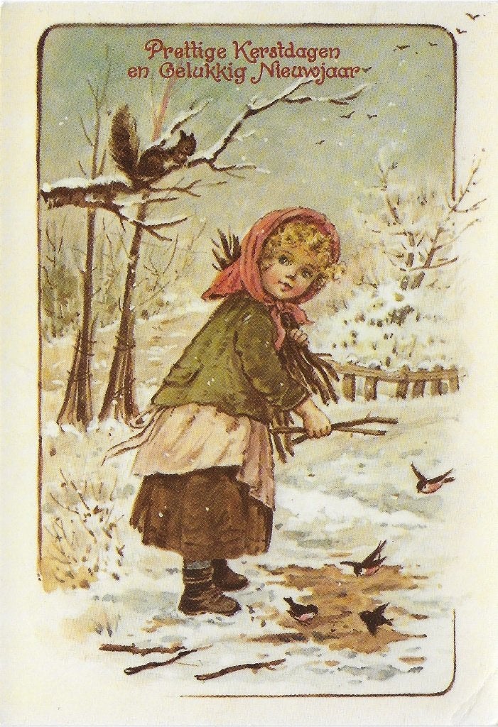 Prettige Kerstdagen Gelopen Ansichtkaart (B5843 ), Ophalen of Verzenden, 1980 tot heden, Gelopen
