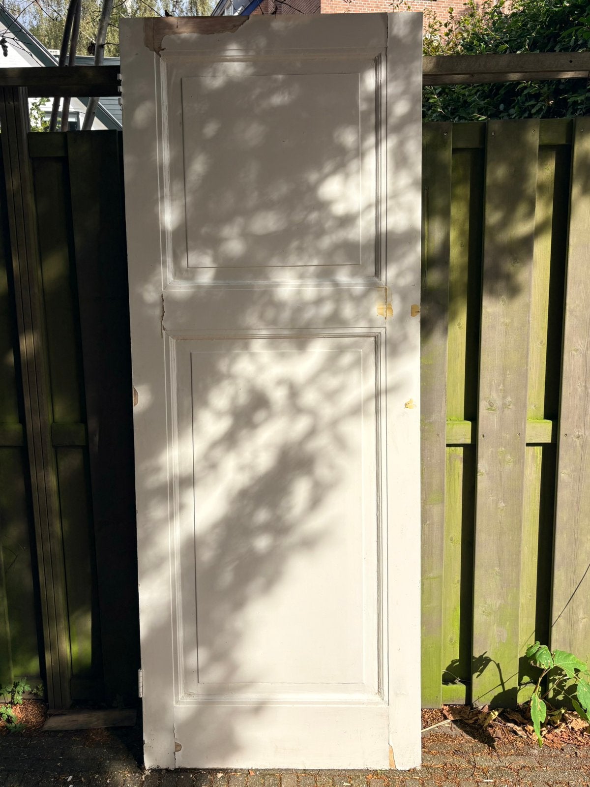 Oude paneeldeur - opknapper!, Ophalen, Gebruikt, 80 tot 100 cm, Binnendeur