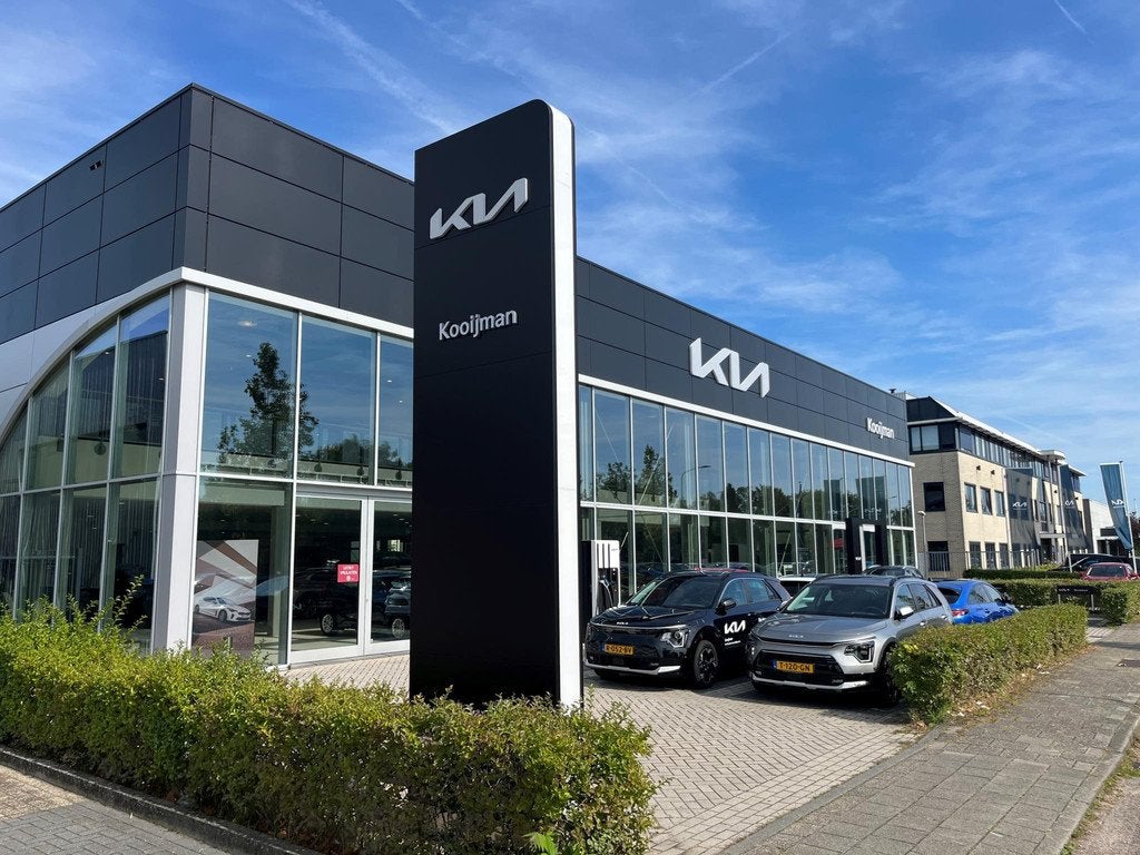 Kia Niro 1.6 GDi Hybrid DynamicLine, Auto's, Kia, 1374 kg, Gebruikt, Euro 6, Blauw