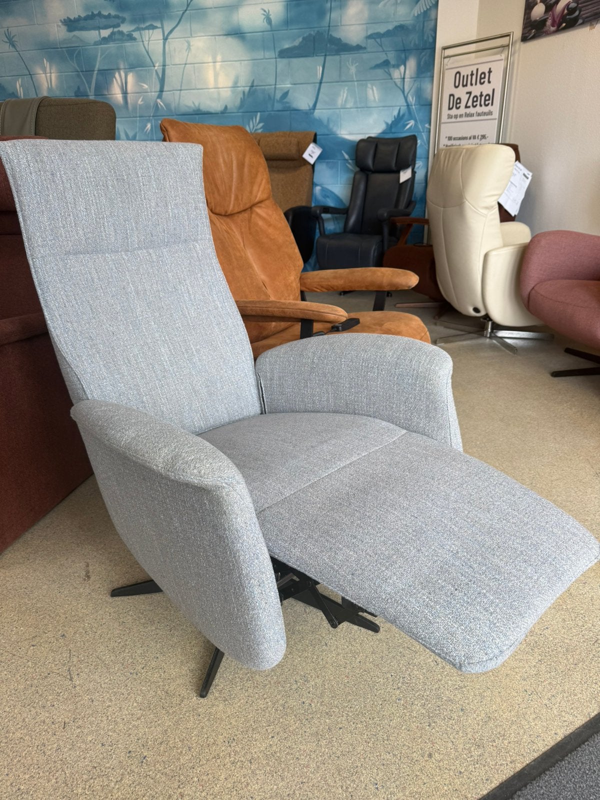 Staopstoel relaxfauteuil De Toekomst gratis bezorging, Ophalen of Verzenden, Zo goed als nieuw, Ruim 100 fauteuils van alleen kwaliteits merken