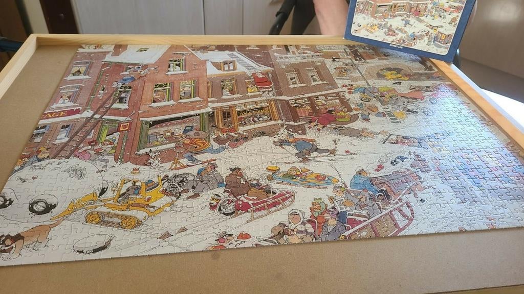 Jan van haasteren street life 950.stukjes, Ophalen of Verzenden, 500 t/m 1500 stukjes, Zo goed als nieuw, Legpuzzel