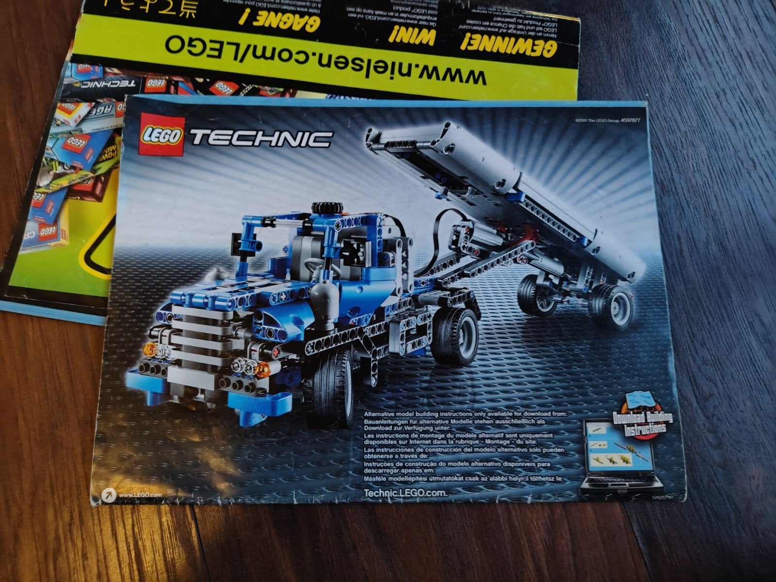 Lego Technic 8052 Container Truck met instructieboekjes, Ophalen of Verzenden, Gebruikt, Overige merken