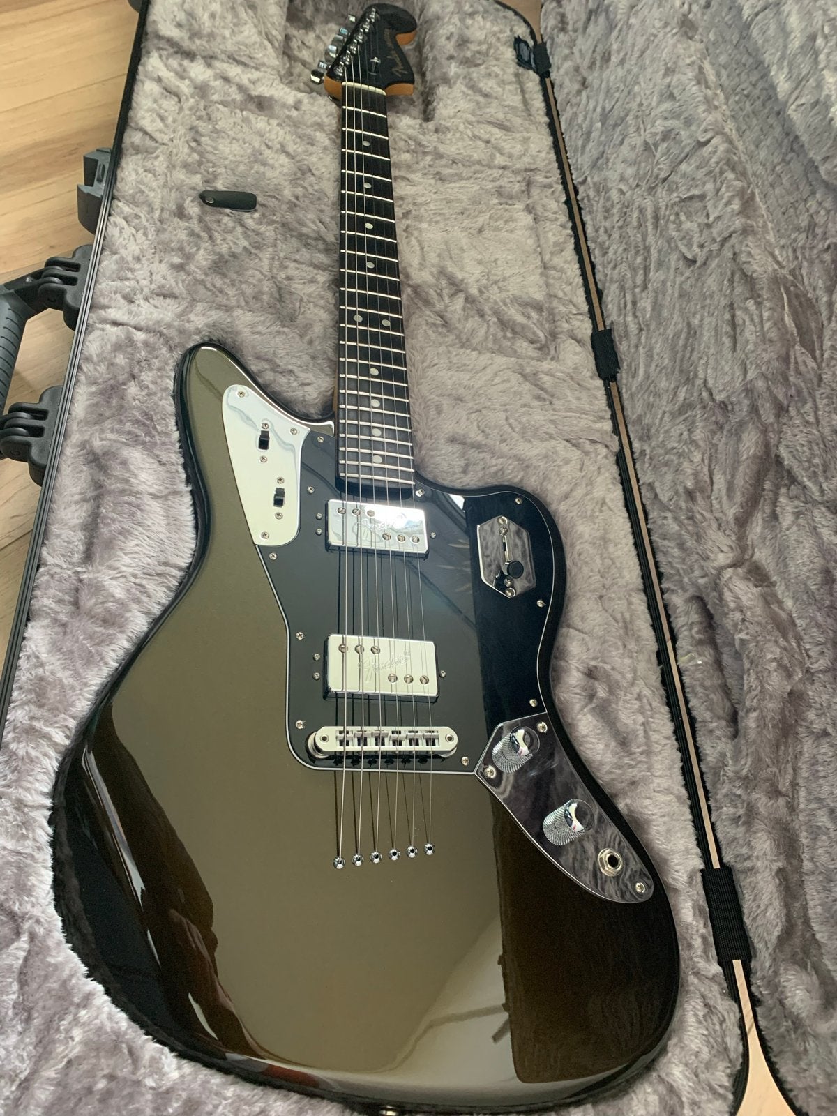 Fender 60th Anniversary American Ultra Luxe Jaguar, Ophalen, Zo goed als nieuw, Solid body, Fender