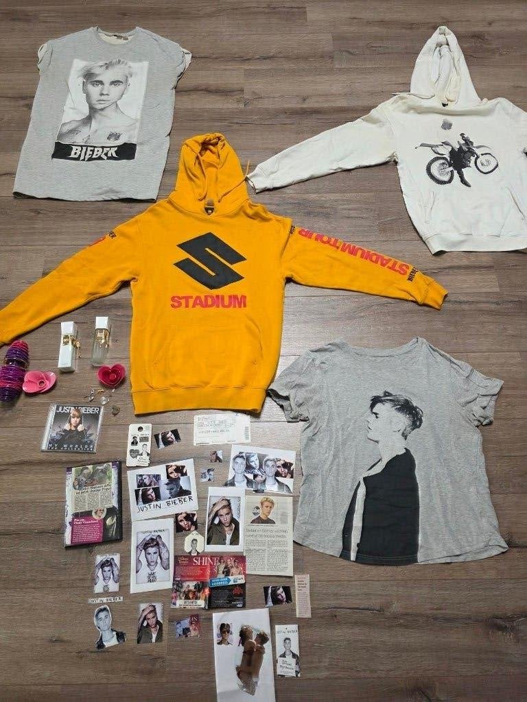 Justin Bieber kleding ( pakket) bijna gratis, Ophalen of Verzenden, Gedragen, Maat 36 (S)