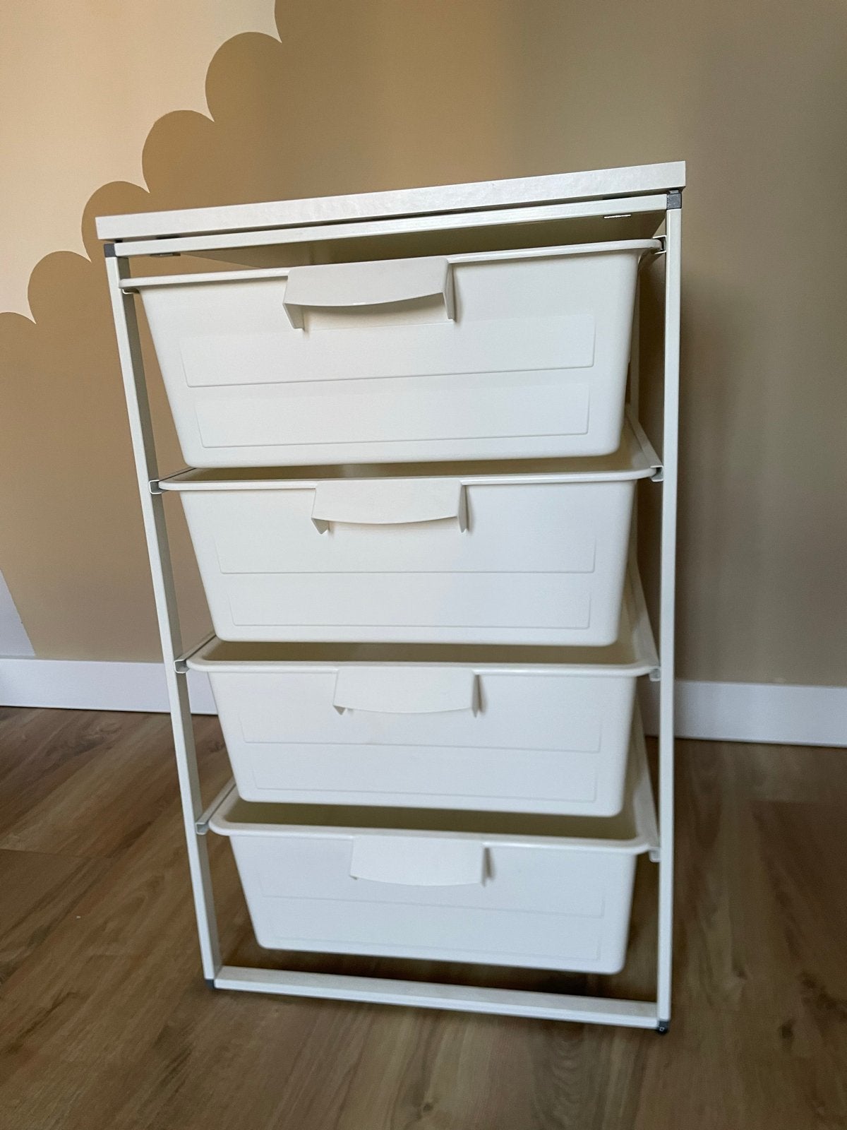 IKEA ANTONIUS ladeblok met 4 laden, Ophalen, Kunststof, Gebruikt, 100 tot 150 cm