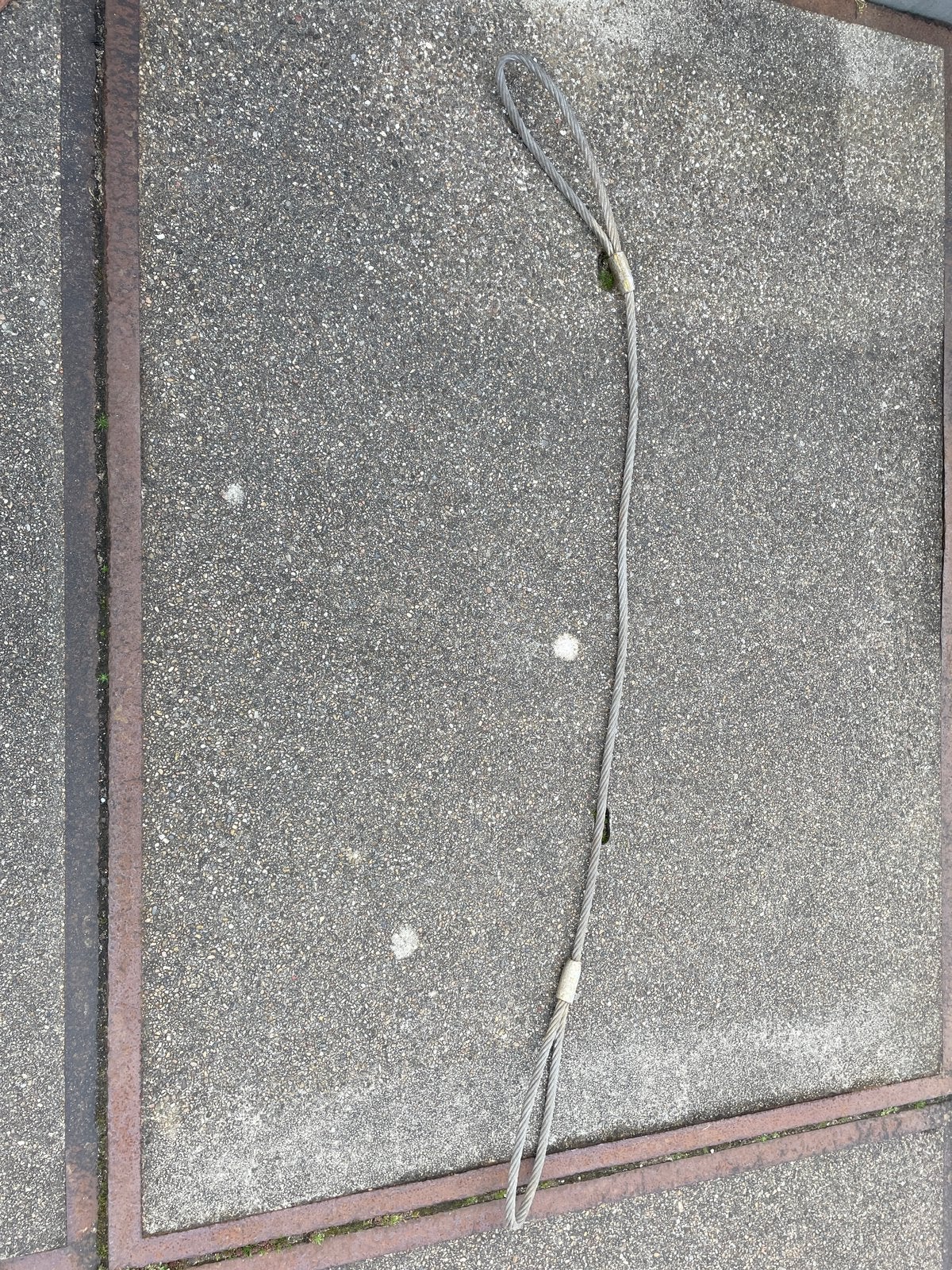 OERSTERKE STAALKABEL / SLEEPKABEL, LENGTE 180cm, DIA 15mm, Ophalen, Zo goed als nieuw