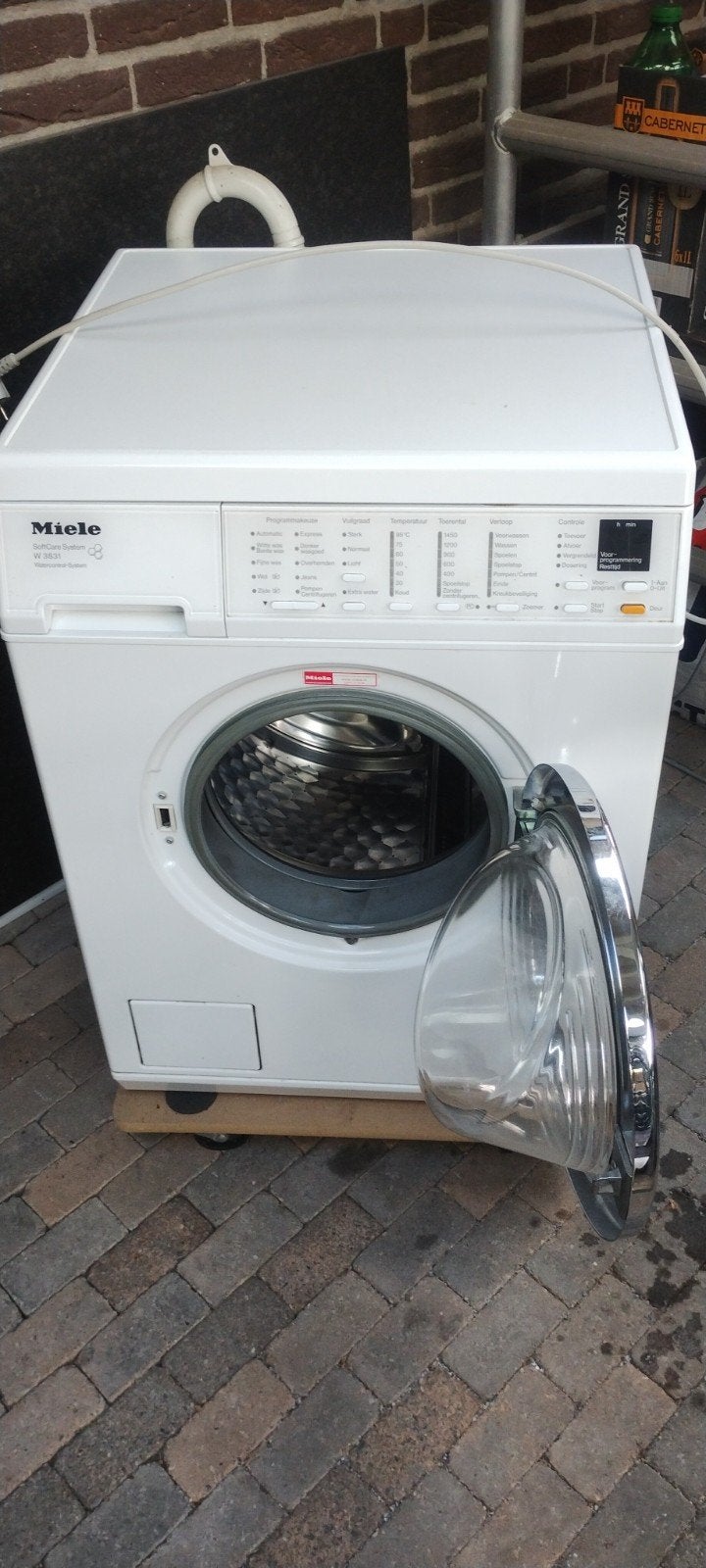 Miele wasmachine, Ophalen, 1200 tot 1600 toeren, Gebruikt, 4 tot 6 kg