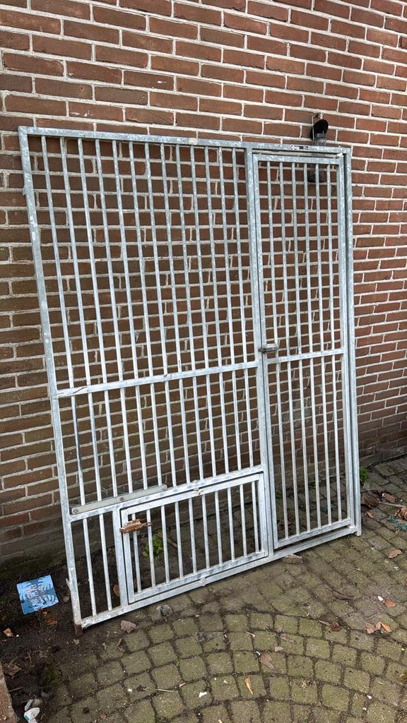 Kenneldeel zwaar Corton met deur en voer luik, Dieren en Toebehoren, Ophalen of Verzenden, 110 cm of meer, 100 cm of meer
