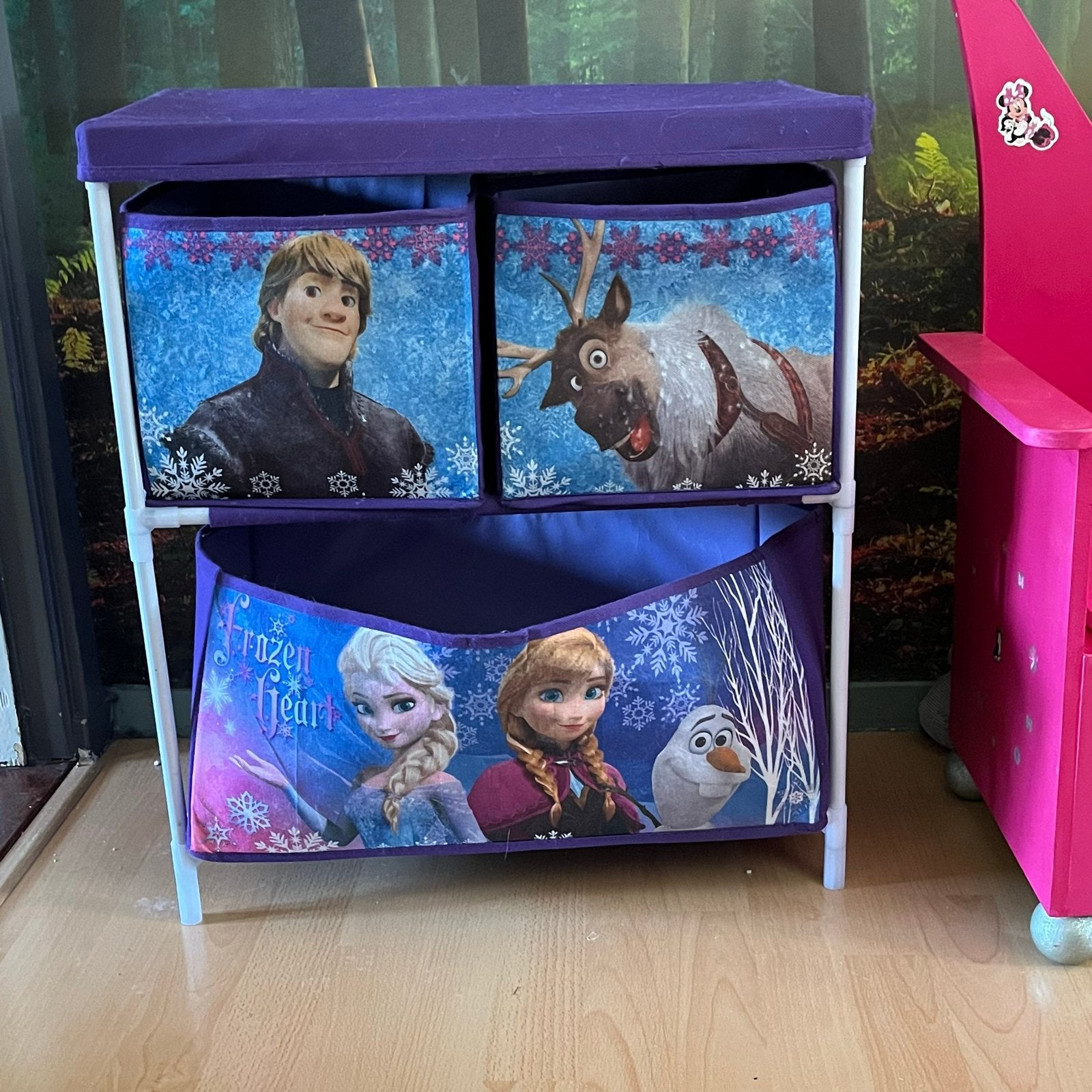Frozen Boekenkast / Opbergkast voor Kinderkamer, Kinderen en Baby's, Kinderkamer | Commodes en Kasten, Minder dan 90 cm, Gebruikt
