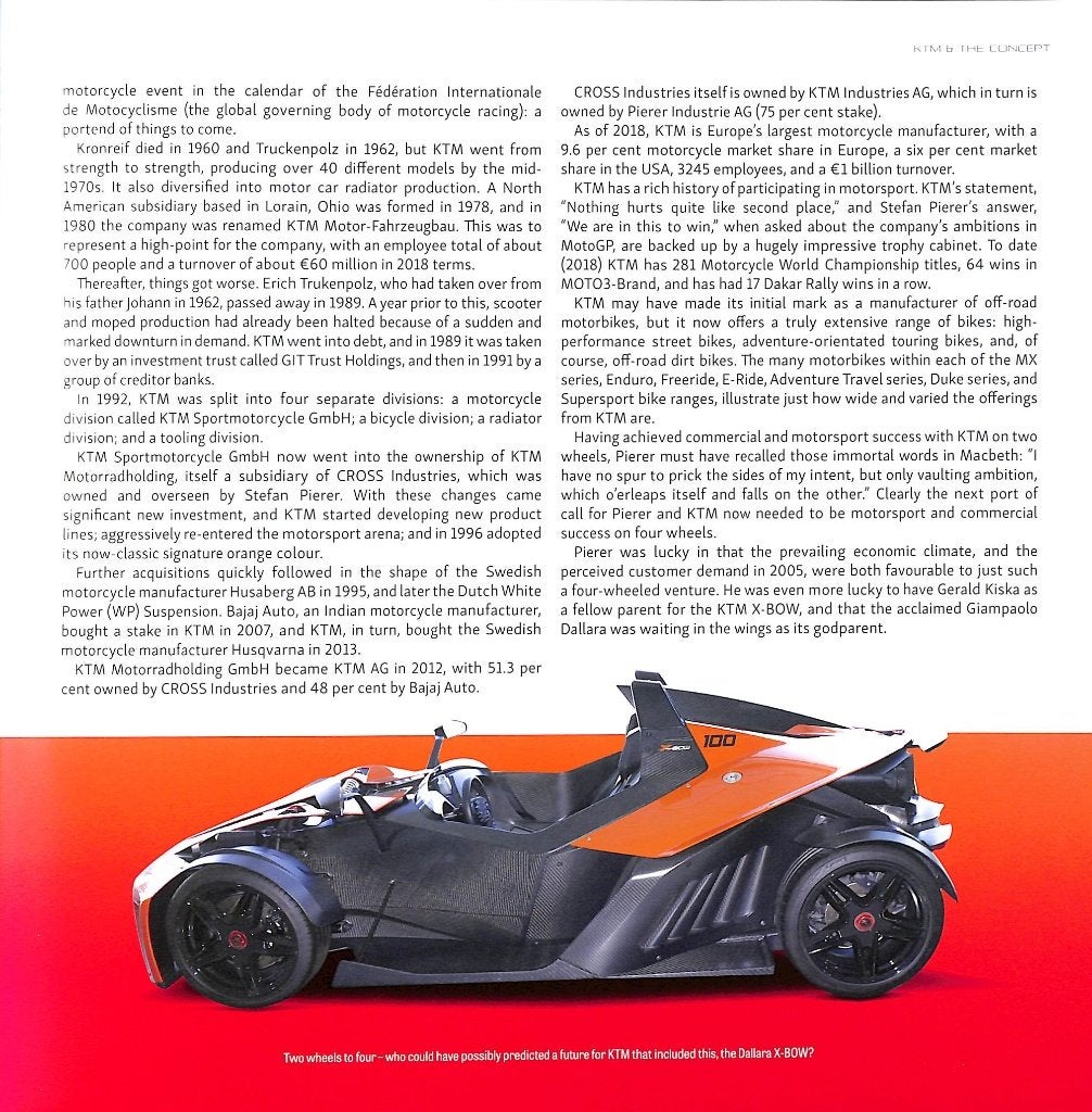 KTM X-BOW, Anne Christina Reck, Verzenden, Nieuw, Overige merken