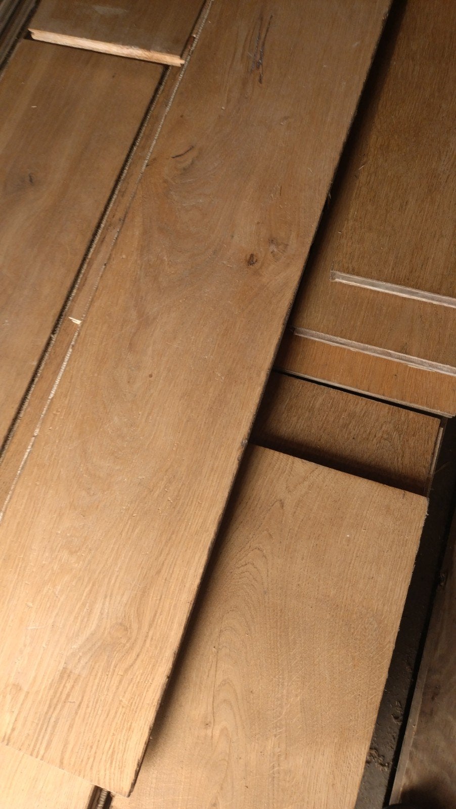 mooie geleefde eiken vloer, ong 40 m2., Ophalen, Gebruikt, Vloerdelen of -planken, 10 m² of meer