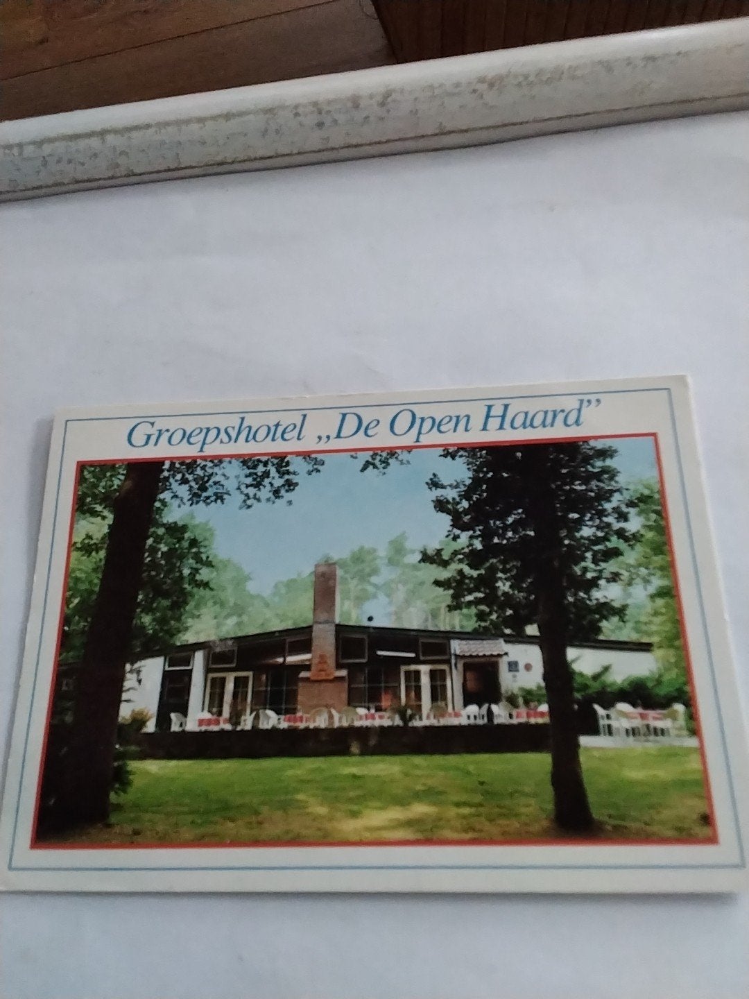 Ansichtkaart Groepshotel "De Open Haard" Doornspijk, Ophalen of Verzenden, 1980 tot heden, Gelopen, Zuid-Holland