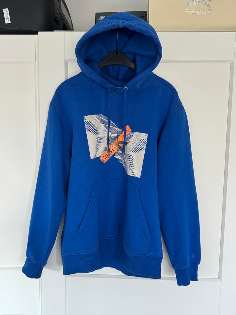 Calvin Klein sweater blauw maat S, Ophalen of Verzenden, Zo goed als nieuw, Maat 46 (S) of kleiner, Blauw