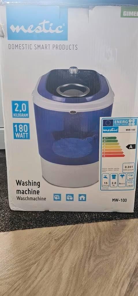 Mestic wasmachine, Caravans en Kamperen, Kampeeraccessoires, Ophalen, Zo goed als nieuw