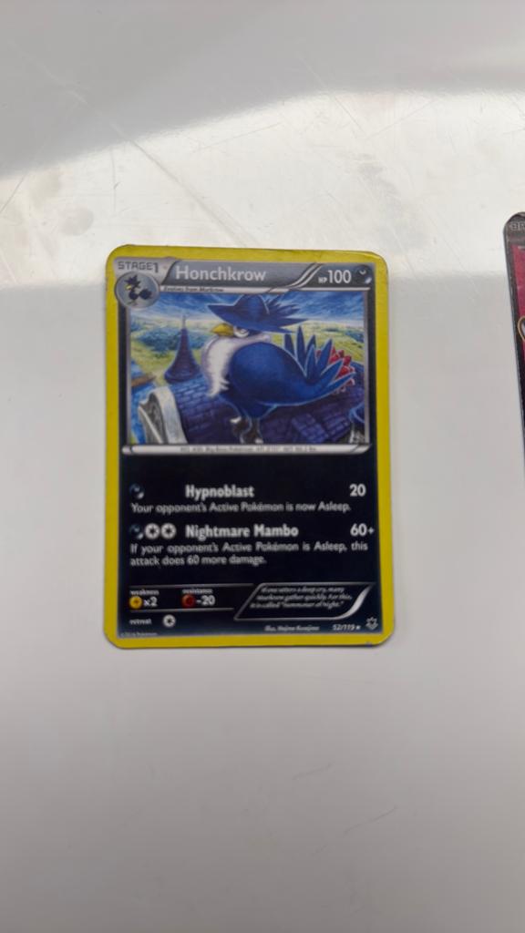Pokémon Kaarten: Honchkrow, Alakazam EX, M Gyarados EX, Hobby en Vrije tijd, Verzamelkaartspellen | Pokémon, Gebruikt, Meerdere kaarten