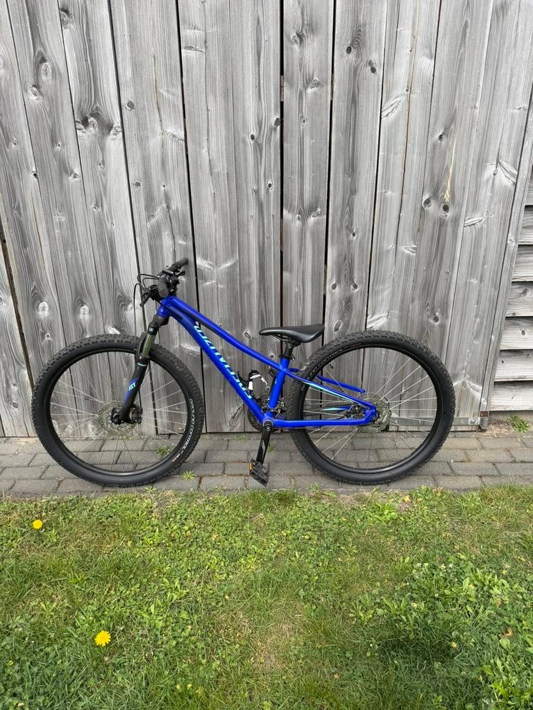 Blauwe mountainbike, Minder dan 45 cm, Ophalen, Zo goed als nieuw, Overige merken