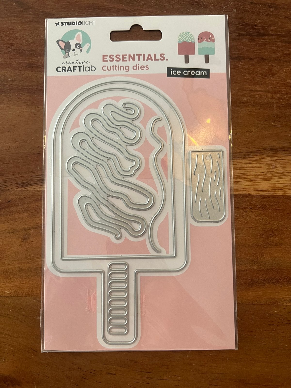 Studio Light Essentials Snijmallen Ice Cream, Zilver, Overige thema's, Gereedschap of Toebehoren, Nieuw