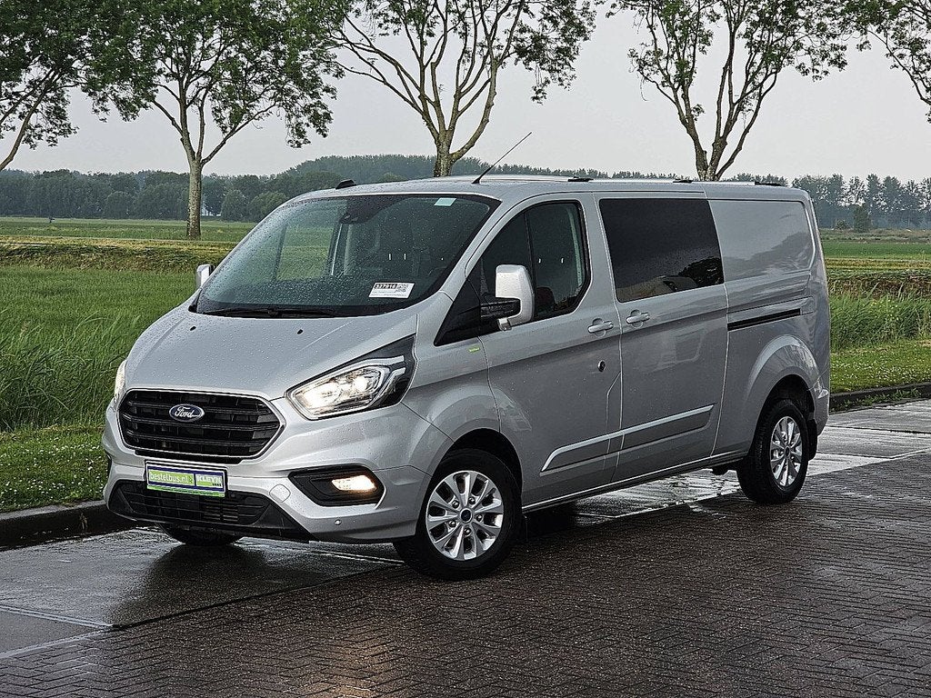 FORD TRANSIT CUSTOM dub.cab limited 170p, Automaat, Gebruikt, Euro 6, Stoelverwarming