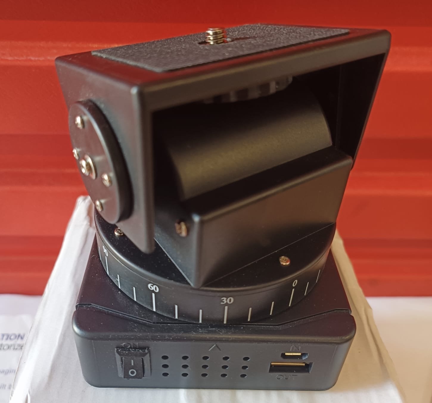 Zifon YT-260 Pan Tilt Statiefkop met Afstandsbediening, Overige merken, Statief, Ophalen of Verzenden, Zo goed als nieuw