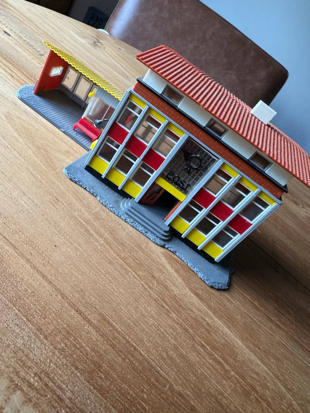 Faller Postkantoor 1:87 - Netjes Gebouwd Model, Overige merken, Gebruikt, Gelijkstroom of Wisselstroom, Overige typen