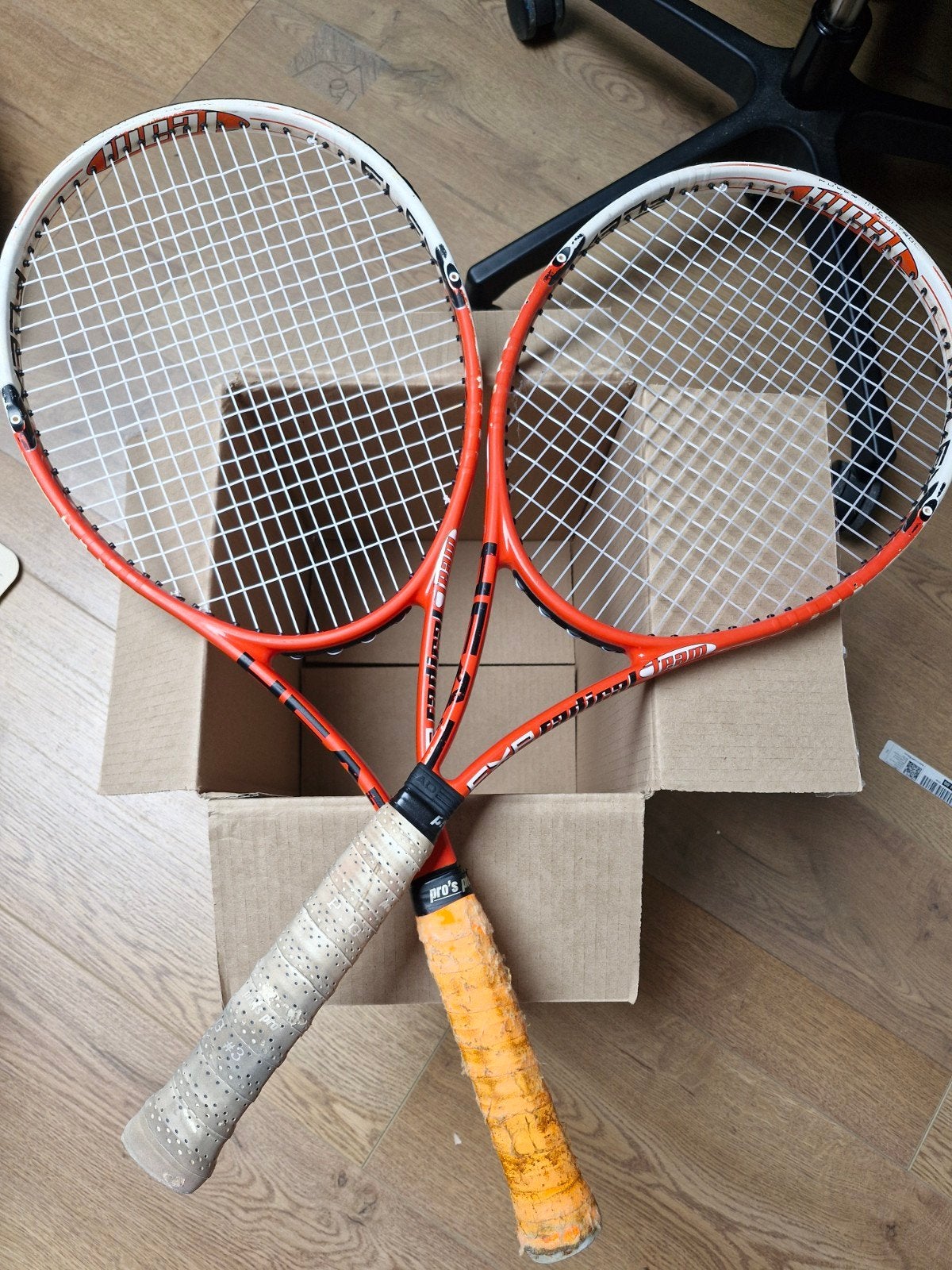 2x Head Flexpoint Radical tennisrackets, Sport en Fitness, Tennis, Ophalen of Verzenden, Gebruikt, Racket, Head