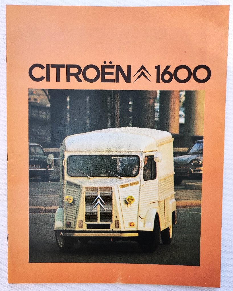 Zeldzame 70s Citroën 1600 HY Van Brochure NL, Ophalen of Verzenden, Zo goed als nieuw, Citroën